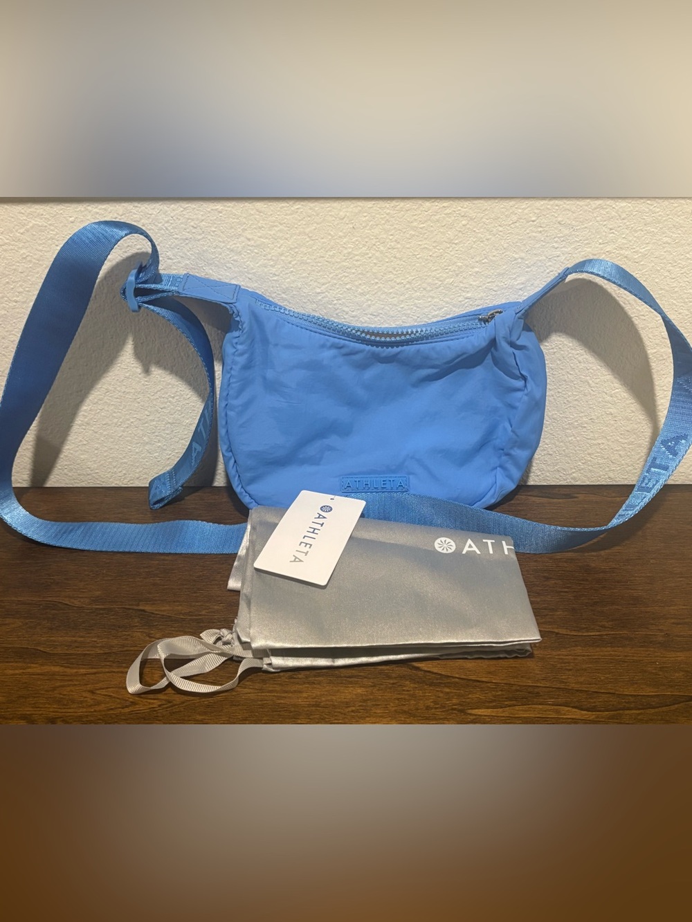 Athleta Sky Blue Nylon Waist Bag